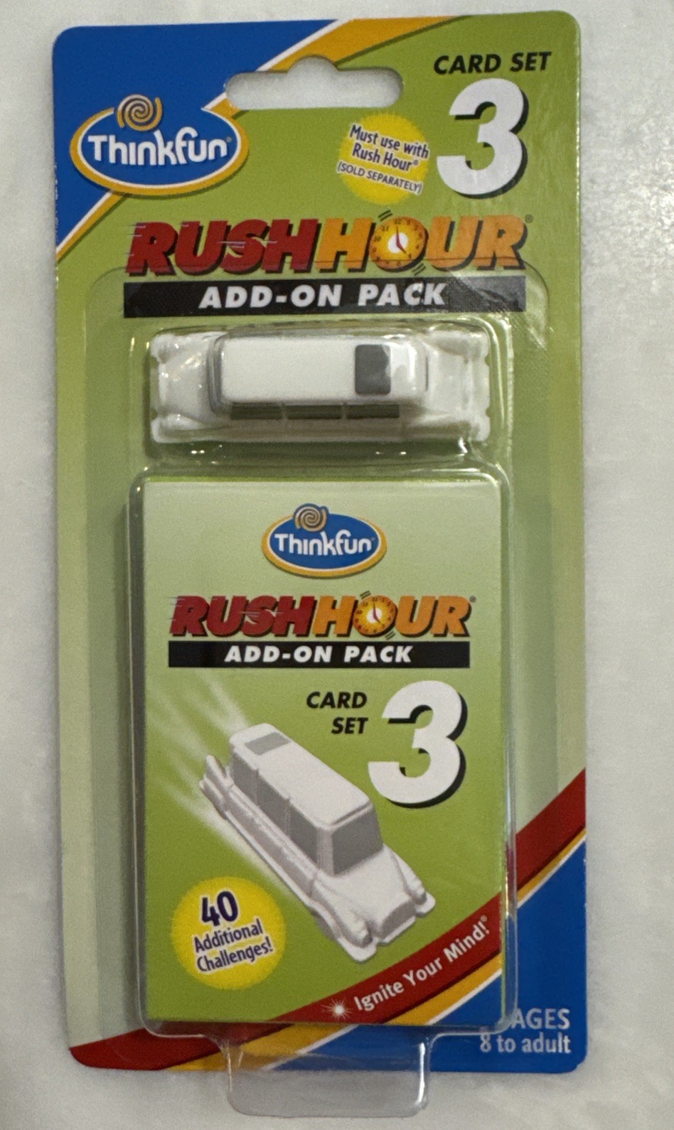 NEW Rush Hour Traffic Jam Expansion Card Packs #2 #3 & #4 Think Fun Add-on Lot