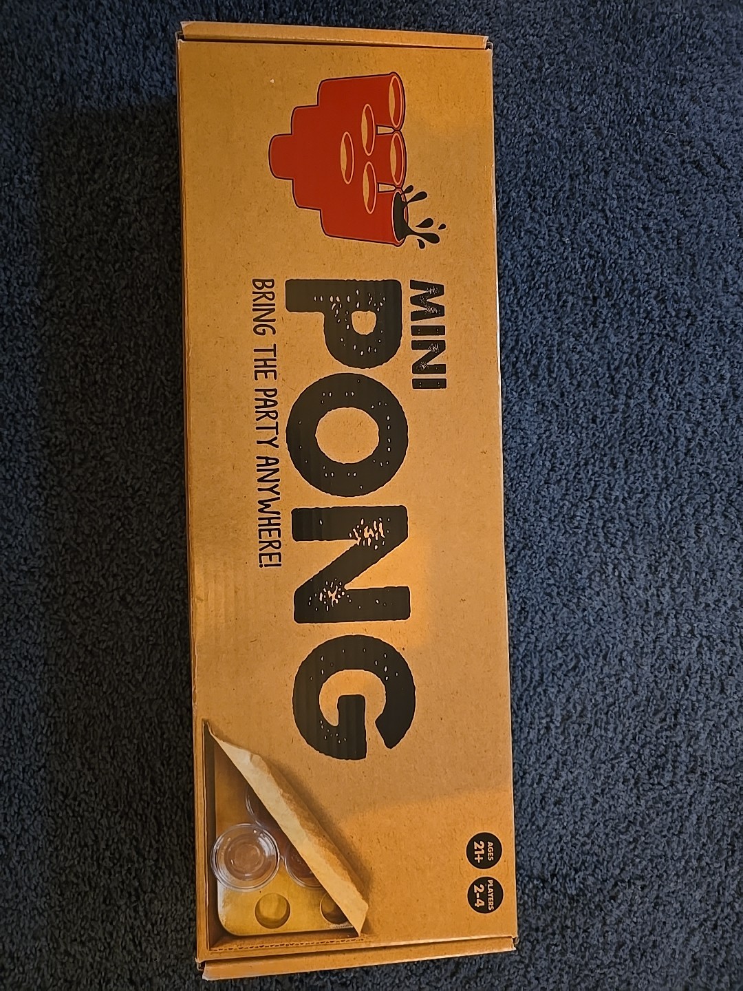 Pong mini Game Party Table Game red cup Tabletop Beer Pong New Adult beer FUN