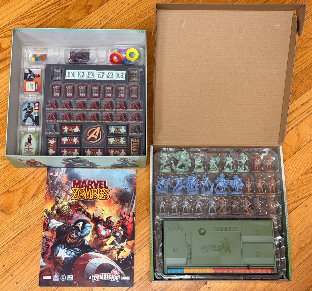 Marvel Zombies + X-Men Resistance + Fantastic 4 (Kickstarter) board game lot