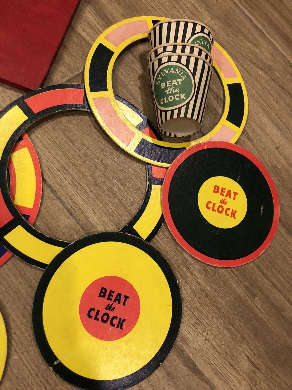 1954 CBS Beat the Clock TV Game Show Lowell Toy Corp Replacement Pieces – Clock
