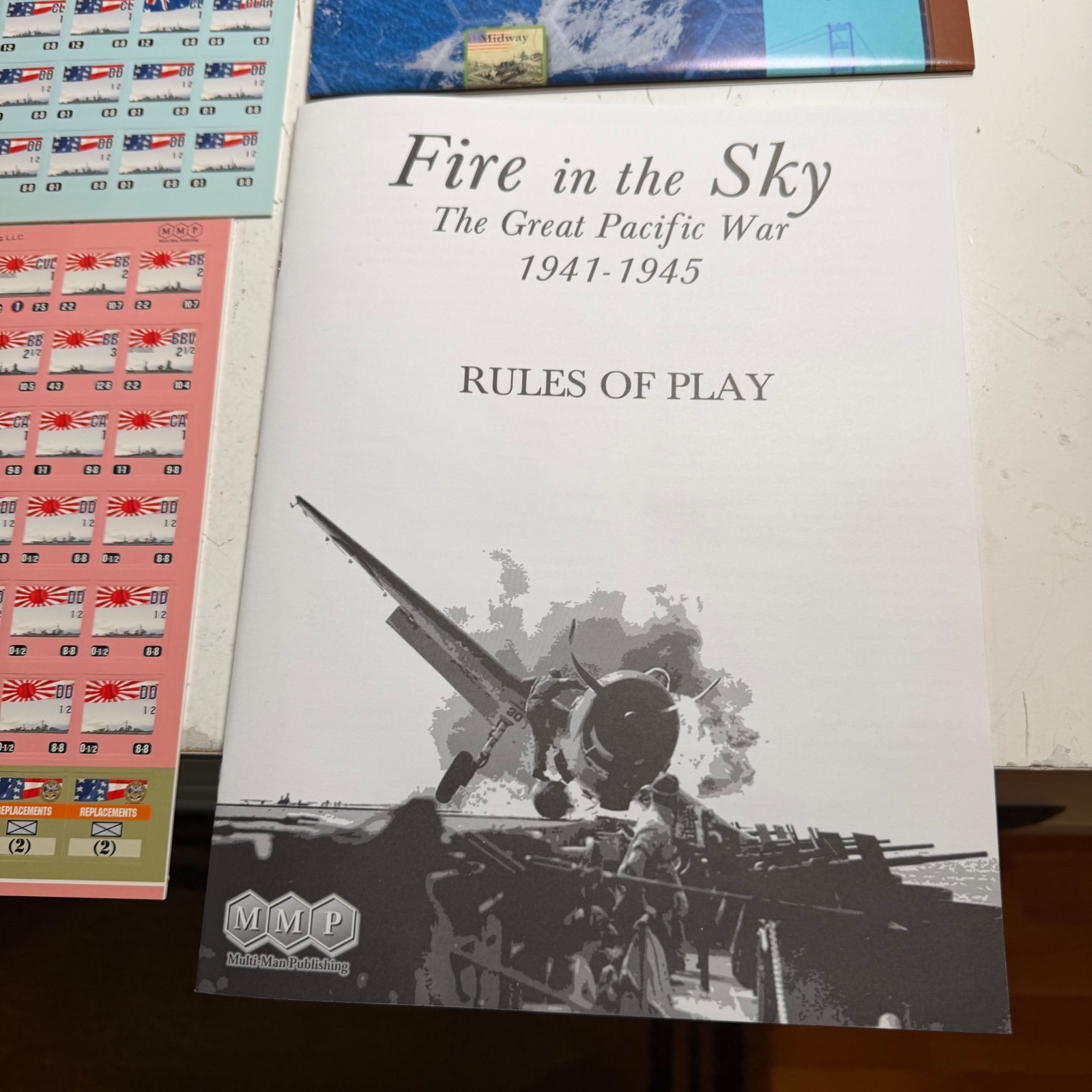 Fire in the Sky: The Great Pacific War 1941-1945 Multi-Man Publishing Board Game
