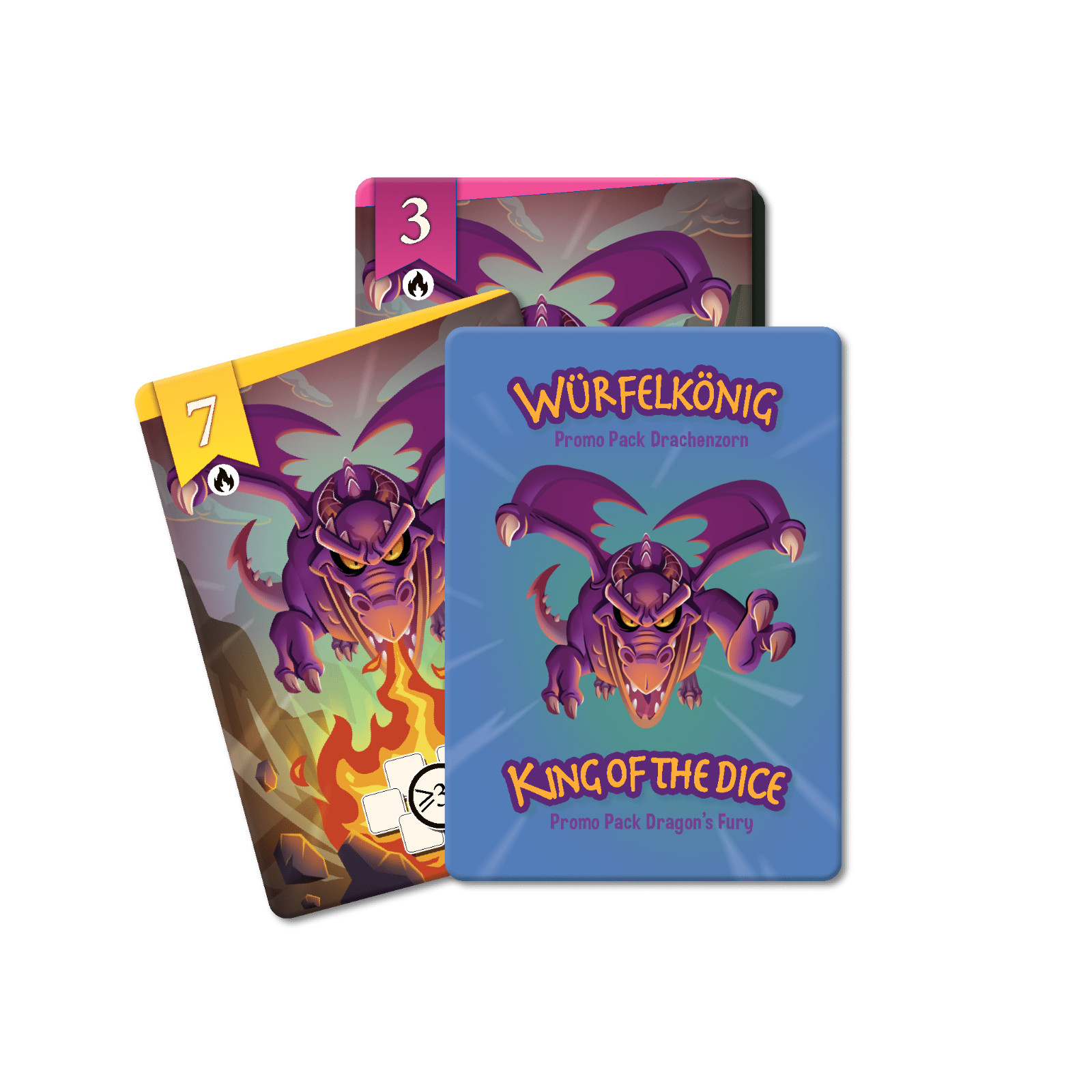 DICE KING (Haba): Promo Cards KING OF DICE DRAGON’S FURY