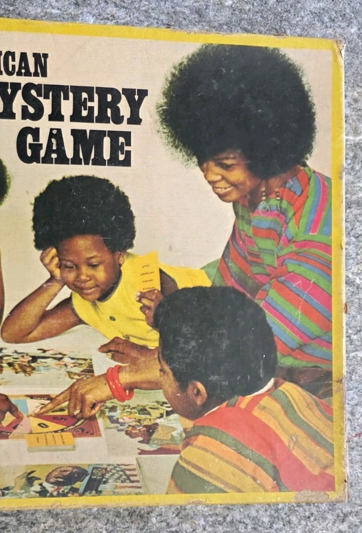 Vintage Afro American History Mystery Game 1969 African American RARE Complete