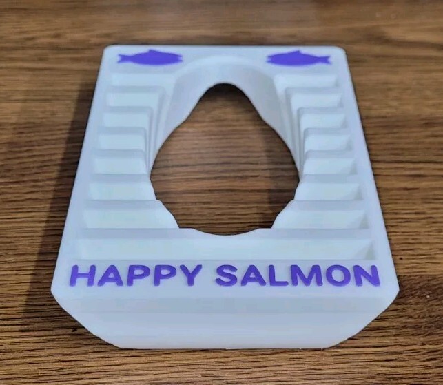 Happy Salmon – 3d printed box insert – ANY COLOR – Exploding Kittens- 3-8players