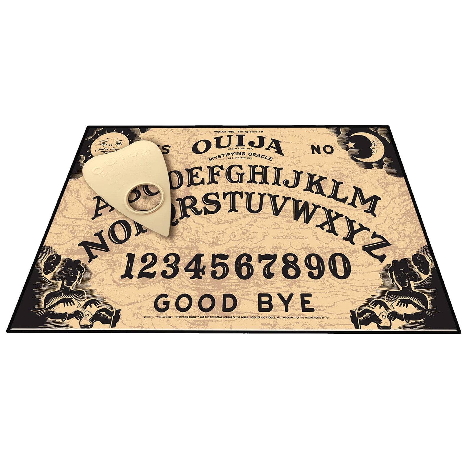 Classic Ouija Board Game with 1990s Artwork by Games USA