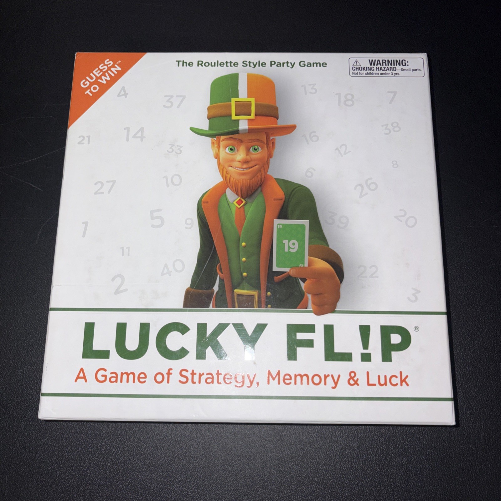 Lucky Flip A Game Of Strategy Memory Luck Boardgame 2-6 Plyrs Ages 12+