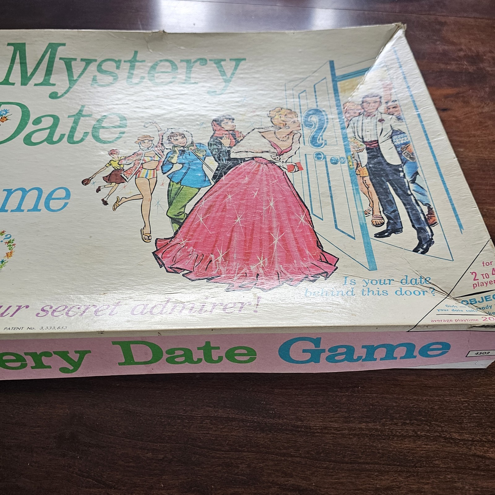 1965 MYSTERY DATE Vintage Original Version Board Game MILTON BRADLEY USA