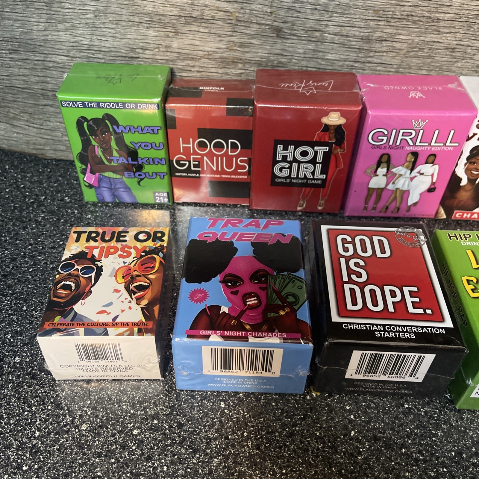 Mixed Brands Travel Card Game Lot 13 Brain Teasers, Party Cards New Sealed