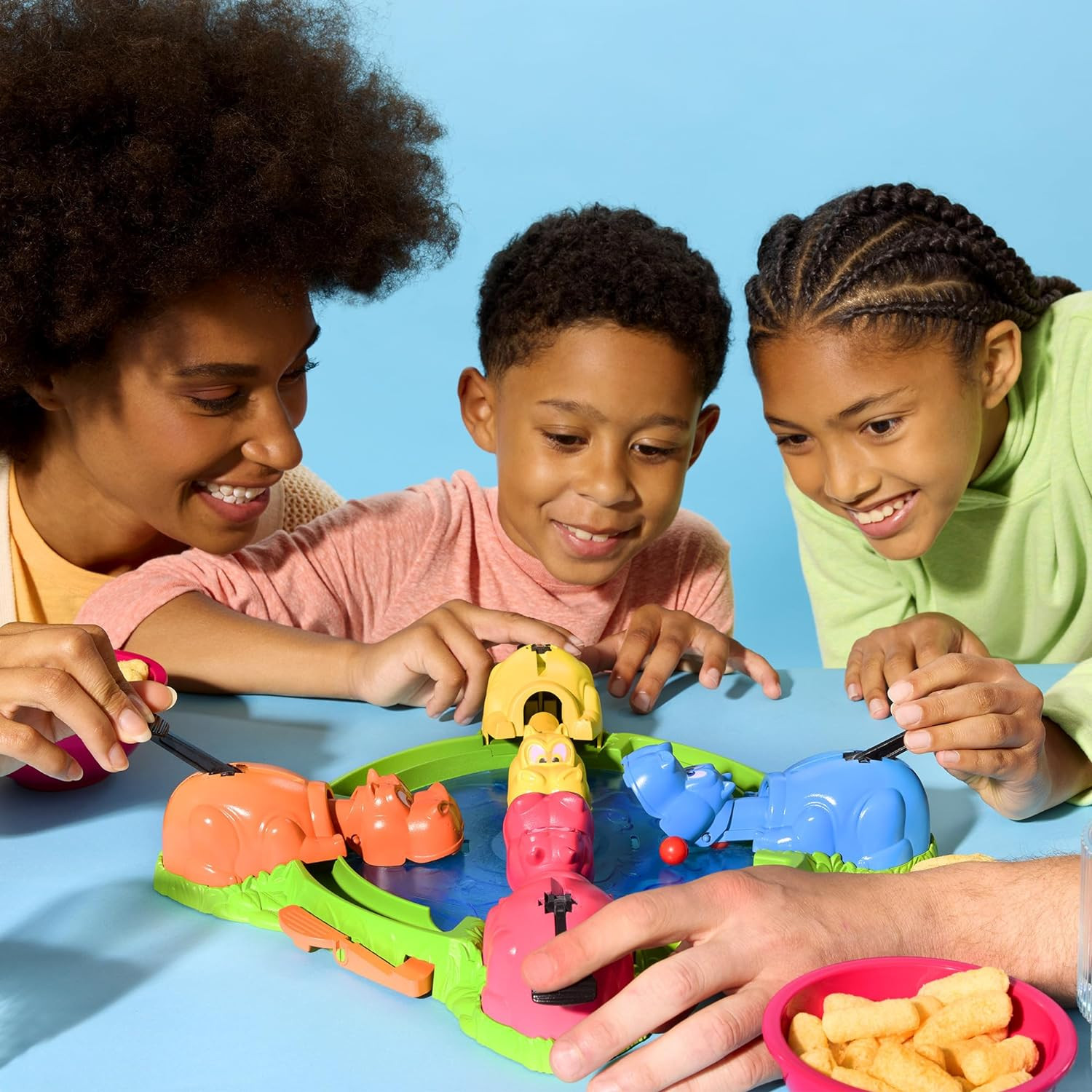 Hungry Hungry Hippos Game for Preschoolers | Instant Marble Relaunch, Easy Set-U