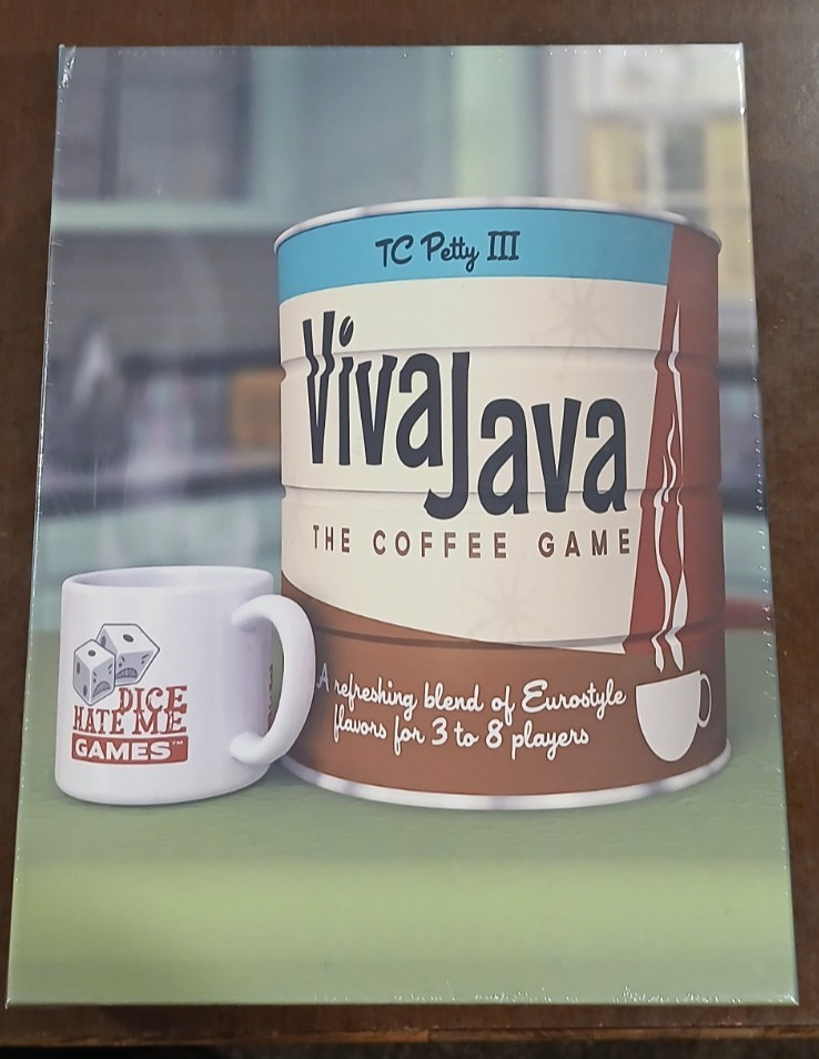VivaJava The Coffee Game 2017 Dice Hate Me Games New in Shrink