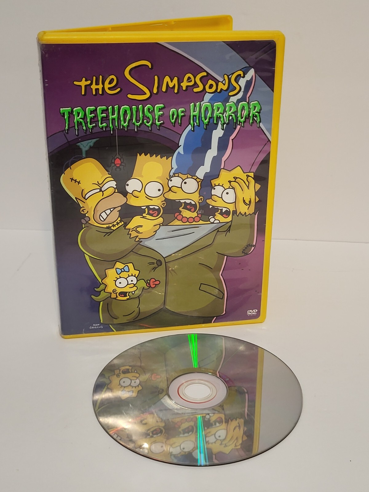 THE SIMPSONS TREE HOUSE OF HORROR Monopoly GLOW-IN-THE-DARK Board Game DVD READ