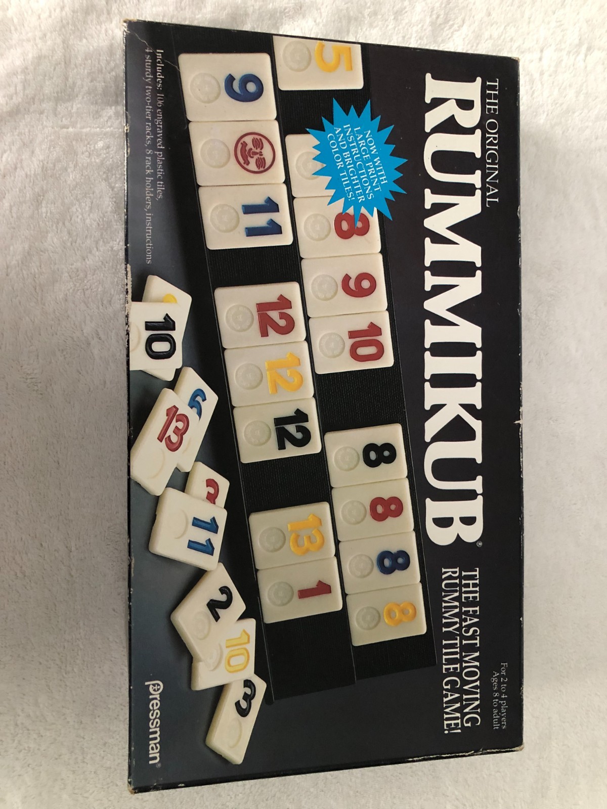 Vintage 1990 Pressman The Original Rummikub (missing few tiles)