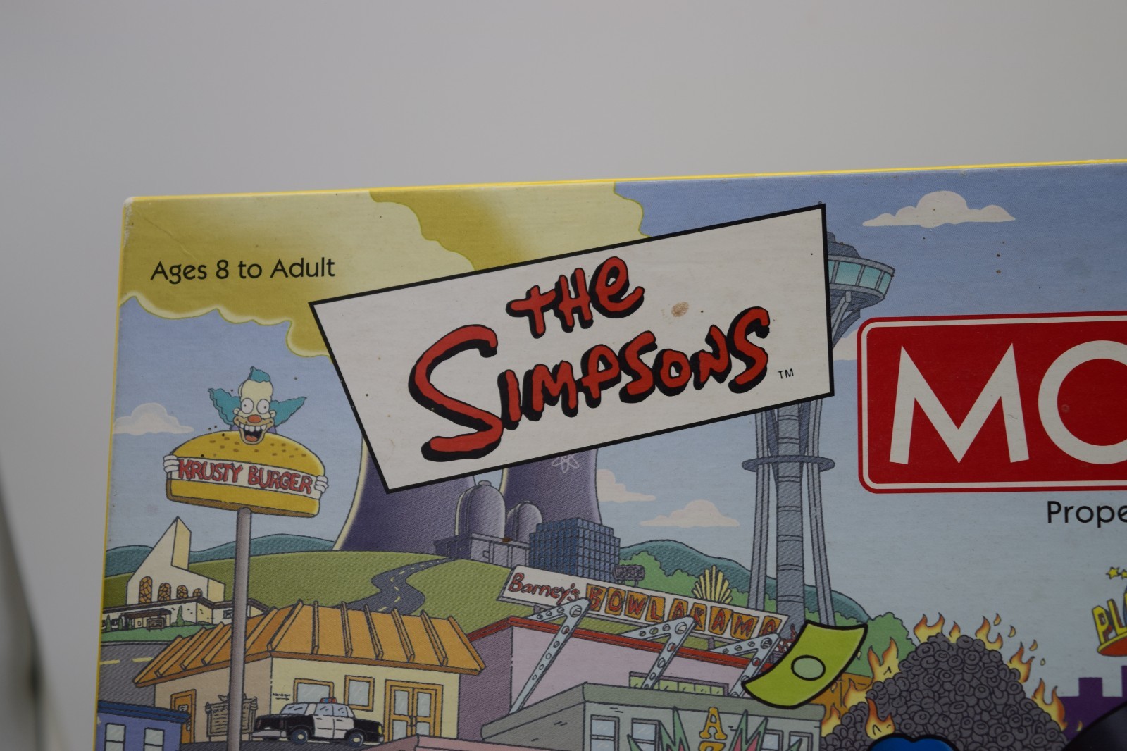 The Simpsons Monopoly Board Game Welcome to Springfield Parker Brothers Homer