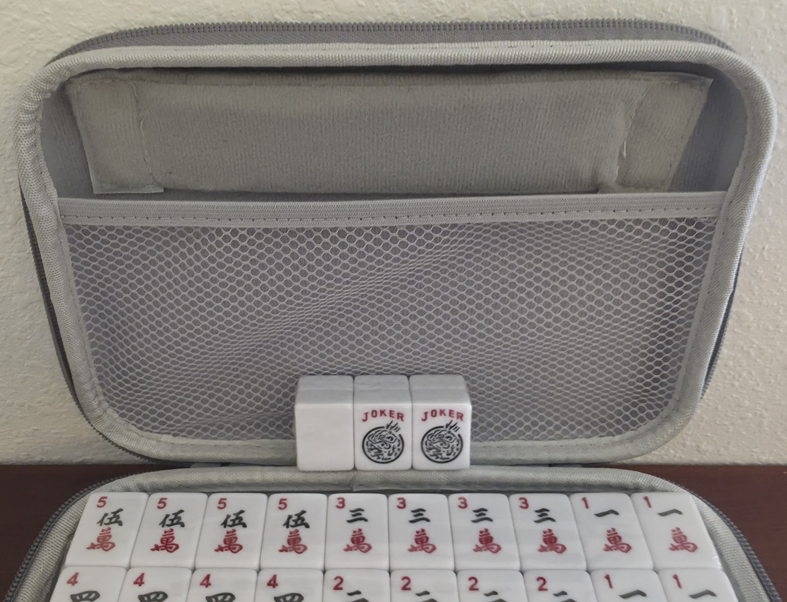 RARE Official BINOOD American Mahjong 166 SEALED Engraved Tiles + Hardshell Case