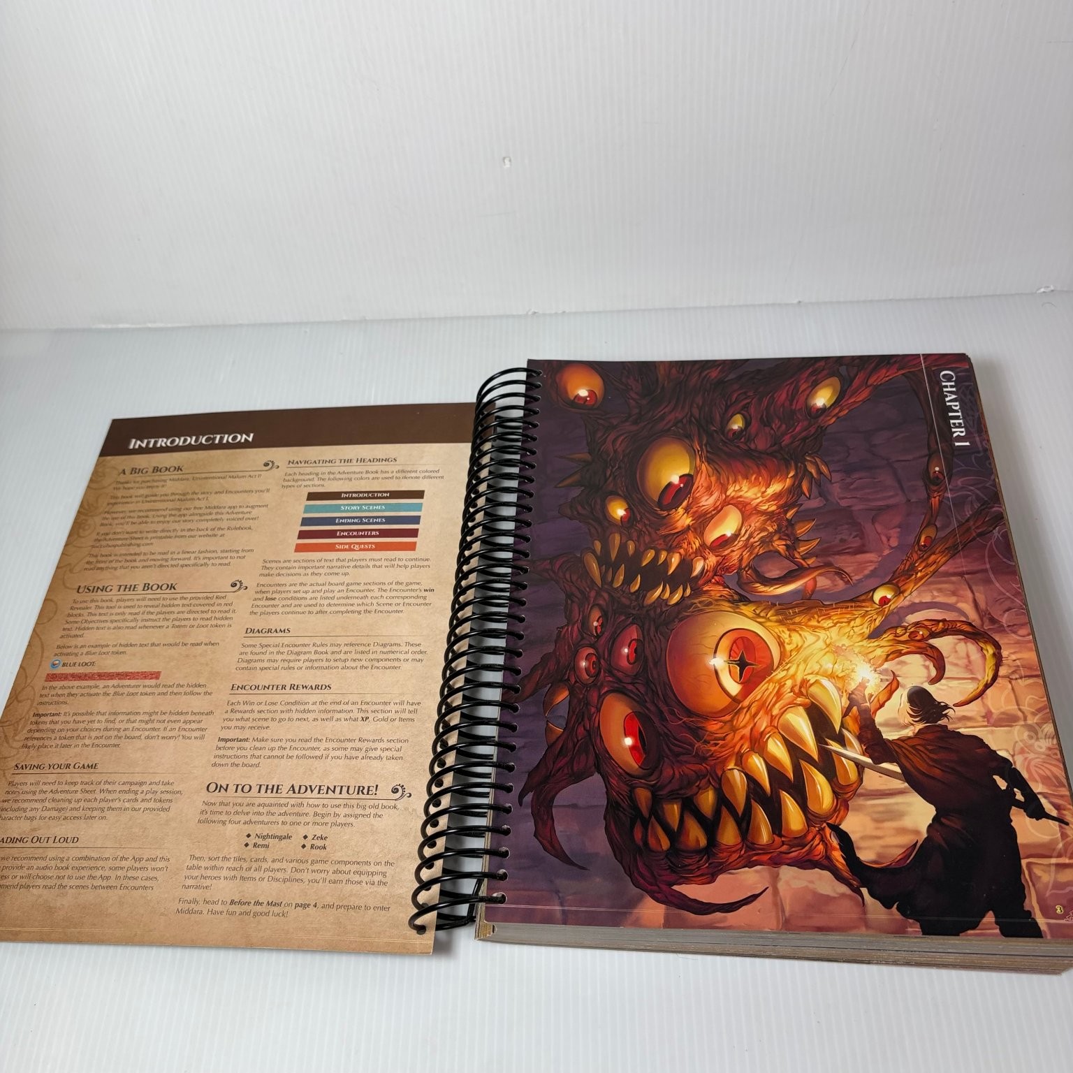Middara Adventure Book v1.0 Unintentional Malum Act I Spiral Bound Campaign Book