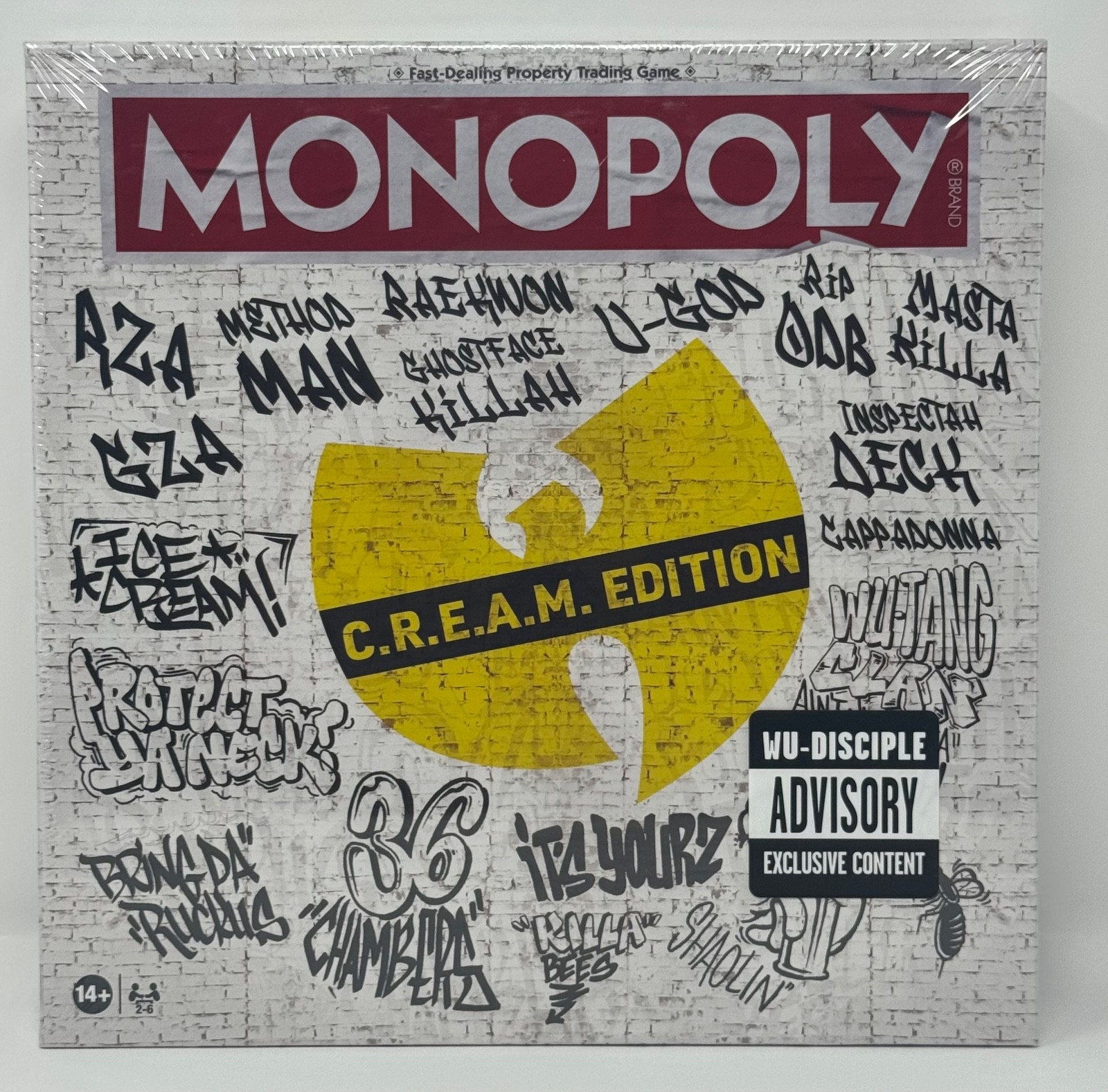Sealed Wu Tang Clan Official Monopoly Board Game ❇️SHIPS NOW!!❇️
