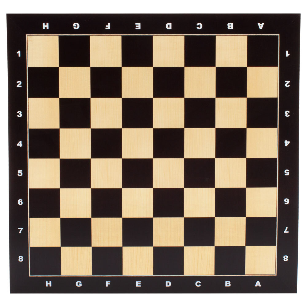 19×19″ Maple Inlaid Wood Chess Board with 51mm Square. Pro Flat Chess Game Board