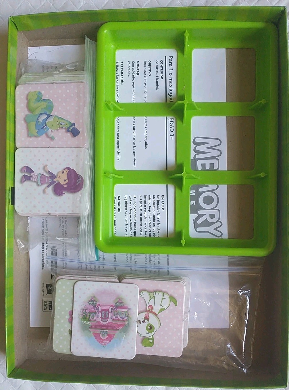 Lot 3 Memory Games: Strawberry Shortcake, Toy Story 3, Doc McStuffins Complete