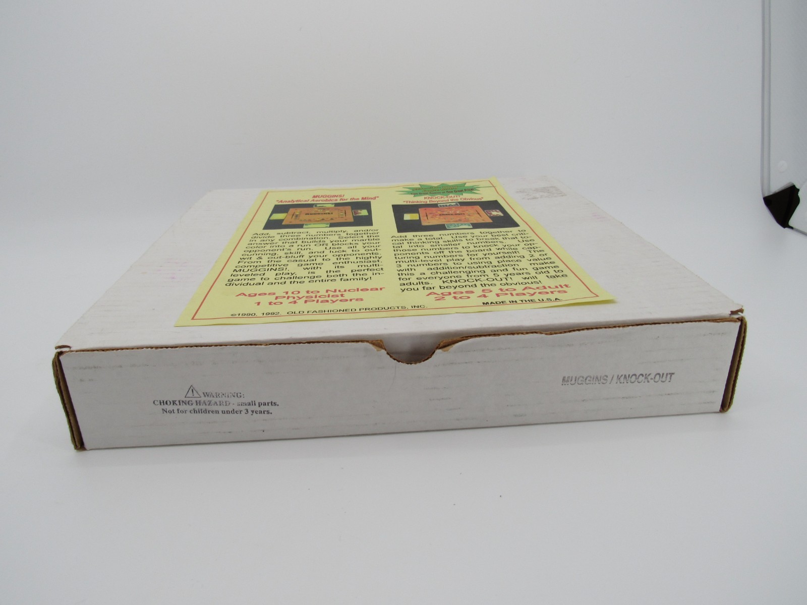Muggins & Knock-Out Reversible Wooden Board Games Complete