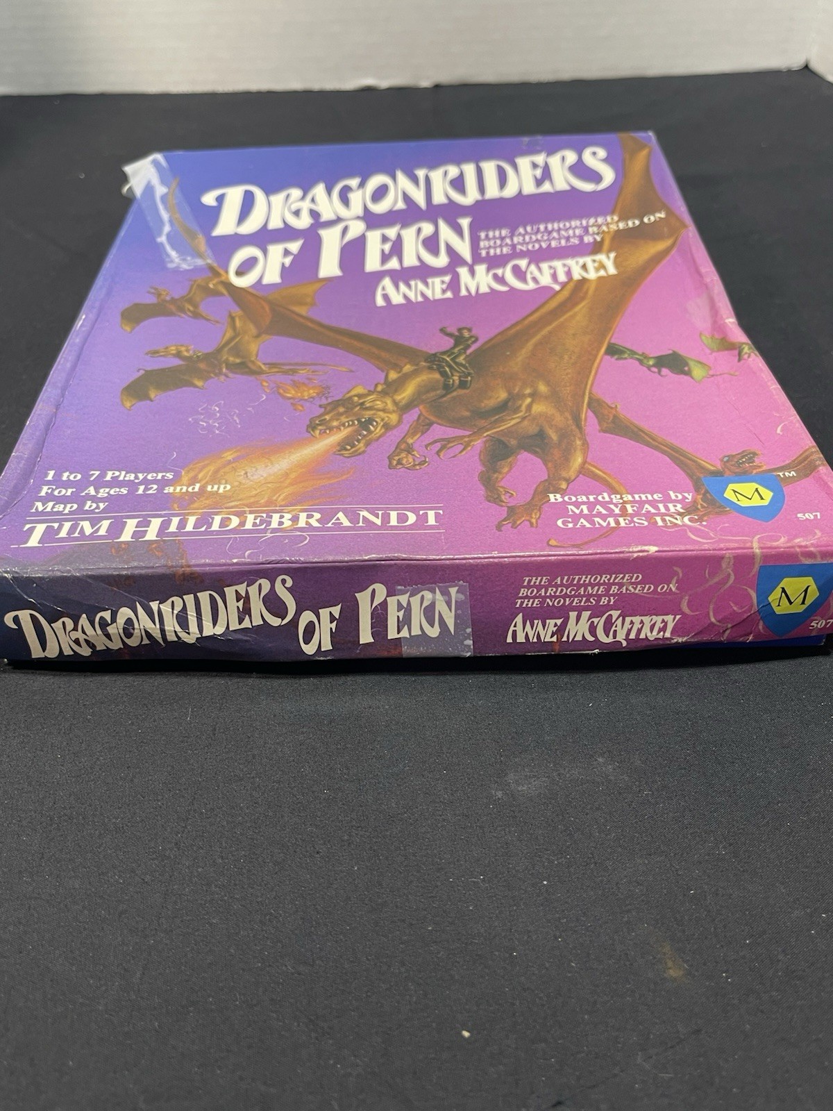 Dragonriders of Pern Mayfair Board Game Vintage READ Description