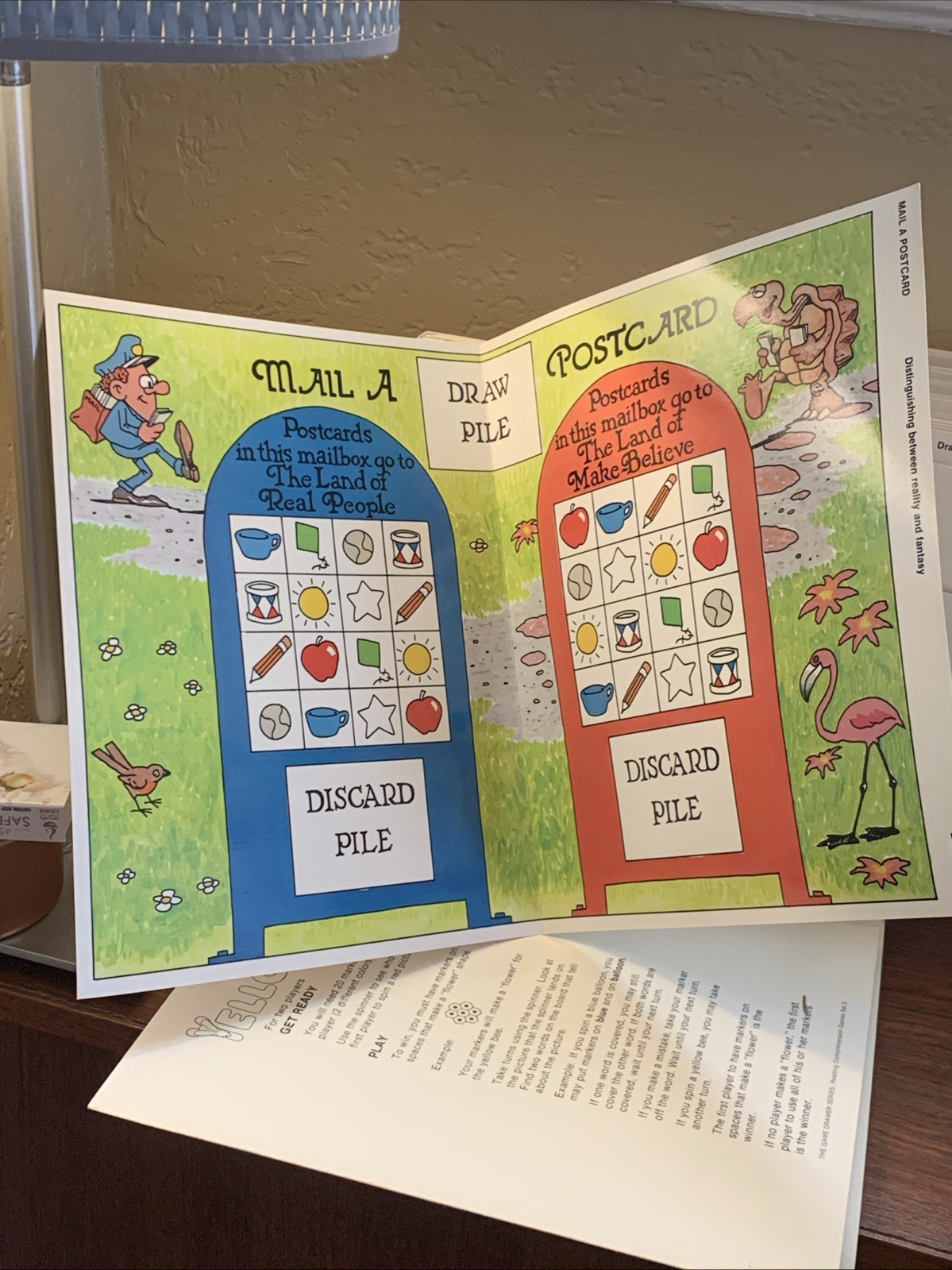 VINTAGE “THE GAME DRAWER” SETS 1,half 2,3,4,7,8-READING COMPRESSION SKILLS GAMES