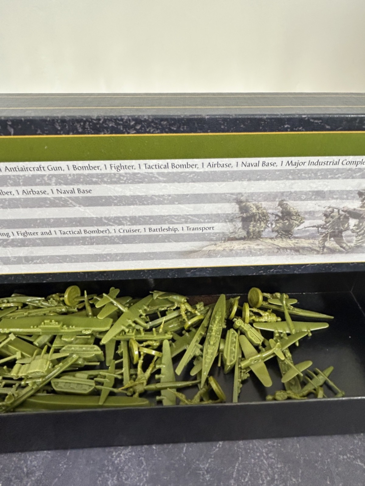 Avalon Hil A&A Axis & Allies United States USA FIGURES ONLY Lot of 87 Pieces S1