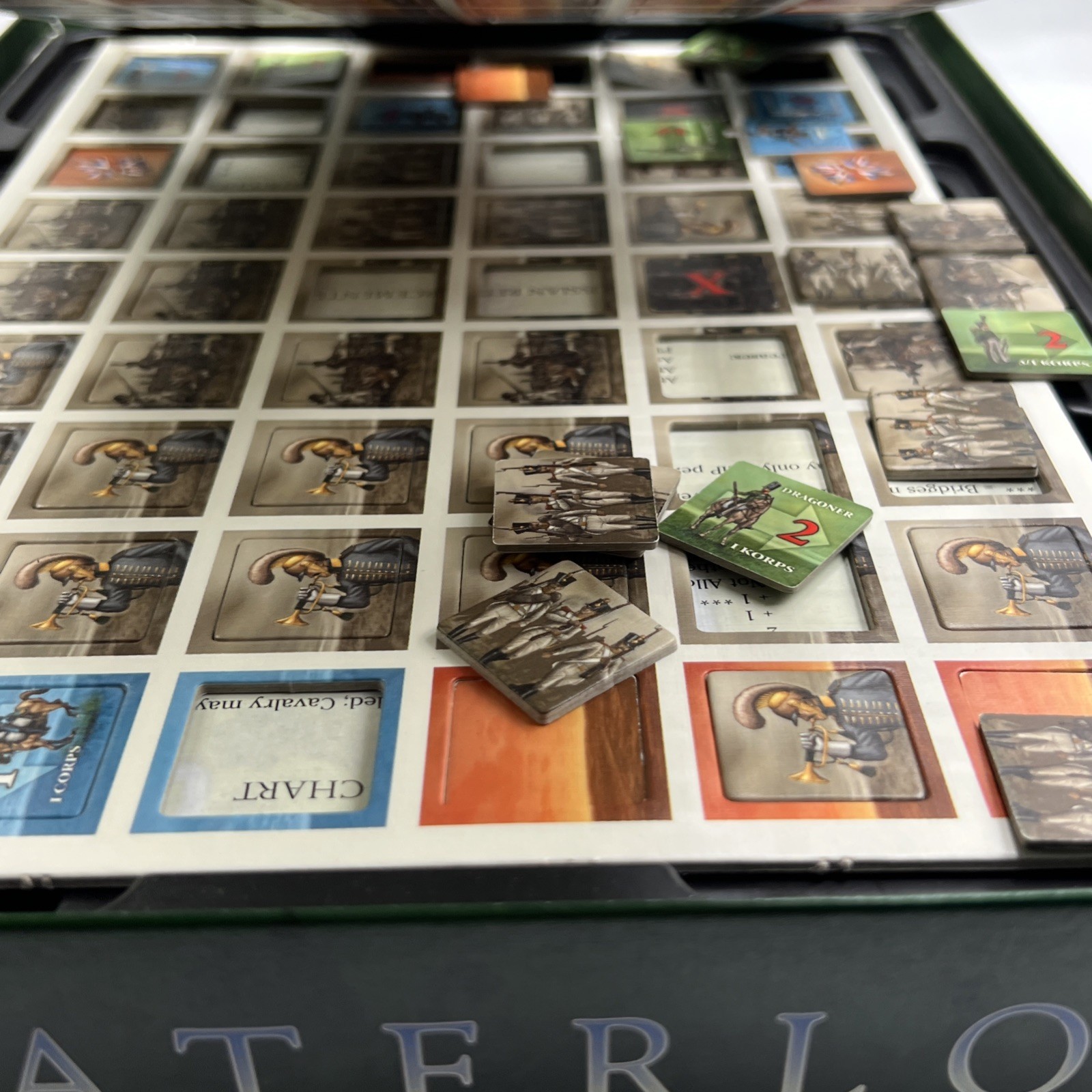 Waterloo Napoleon’s Last Battle Board Game by Alex Berg 2001 Complete In Box!