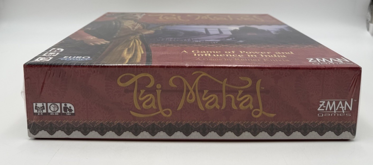 Taj Mahal Board Game Reiner Knizia Z-Man Games 2018 ~ New