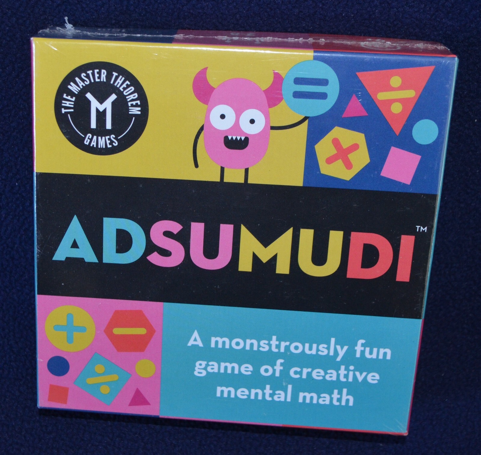 ADSUMUDI Monstrously Fun Game of Creative Mental Math Mater Theorem New Sealed
