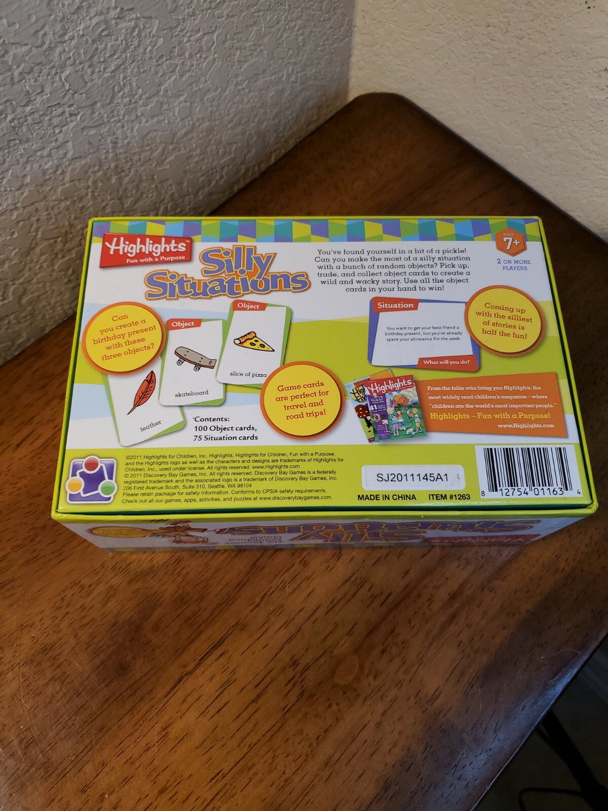 Highlights Silly Situations Game Ages 7+ Players 2 or More New Sealed