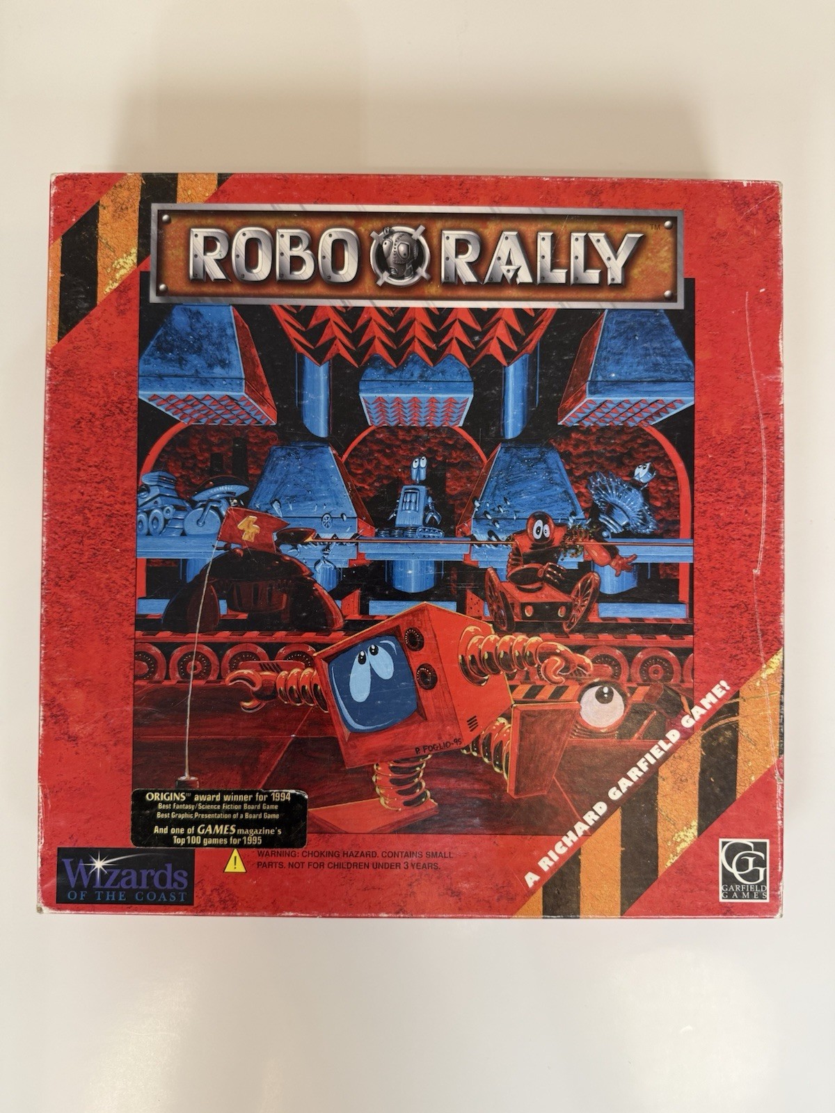 Vintage! 95, Robo Rally, Complete, Unpainted, Origins Game Award 🥇