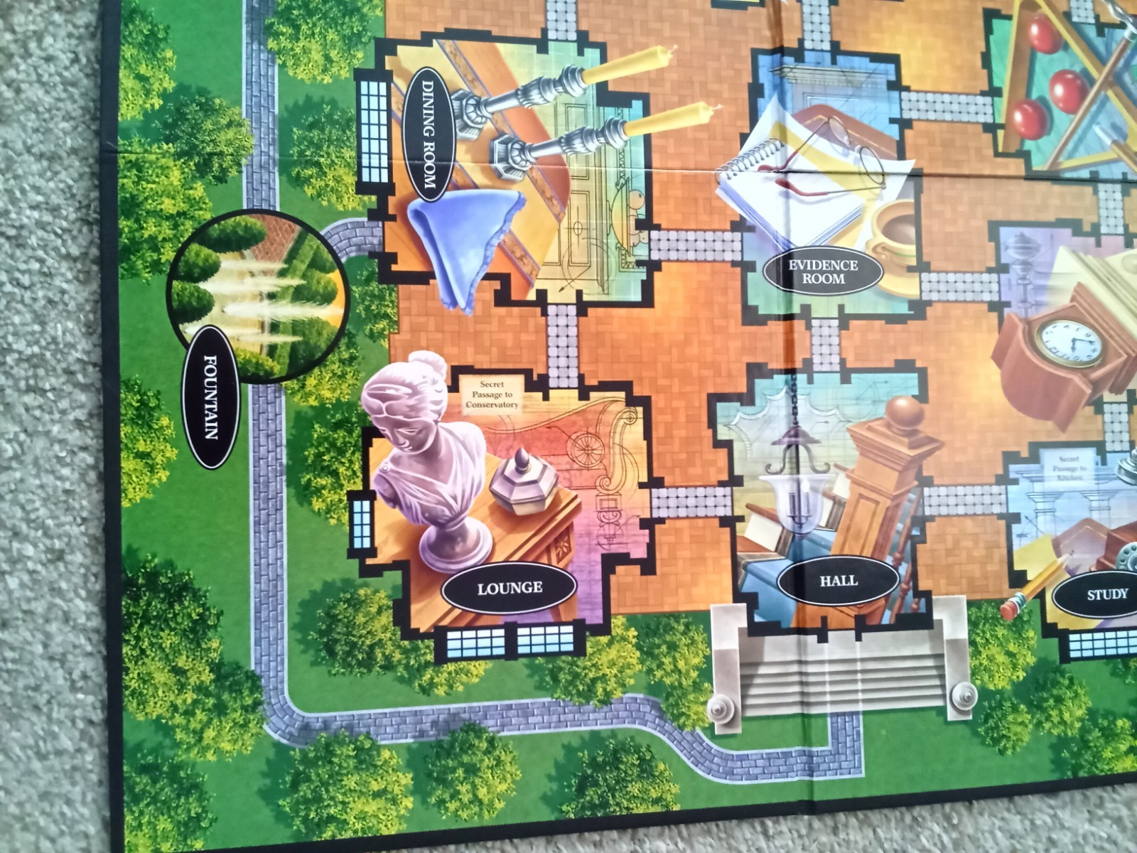 Clue DVD Parker Brothers 2006 Classic Detective Board Game Mystery. complete.