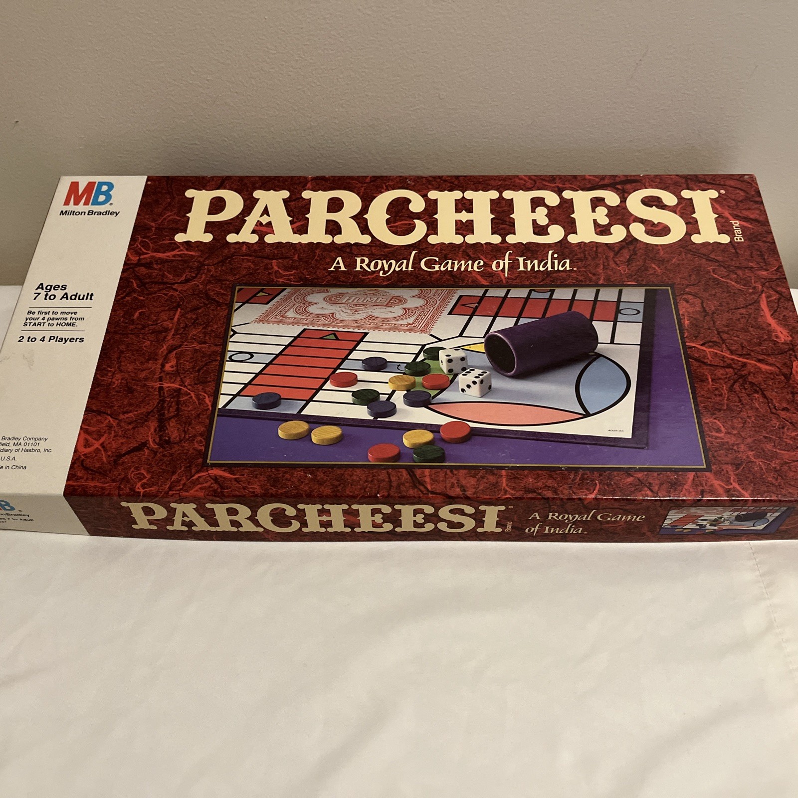 Vintage 1989 Milton Bradley Parcheesi – Royal Board Game of India. 100% Complete