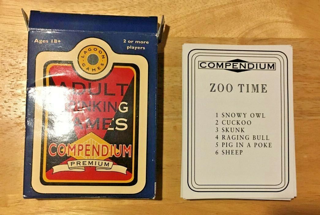 Adult Drinking Games Cards Lagoon Games 9 Different Games Included m1