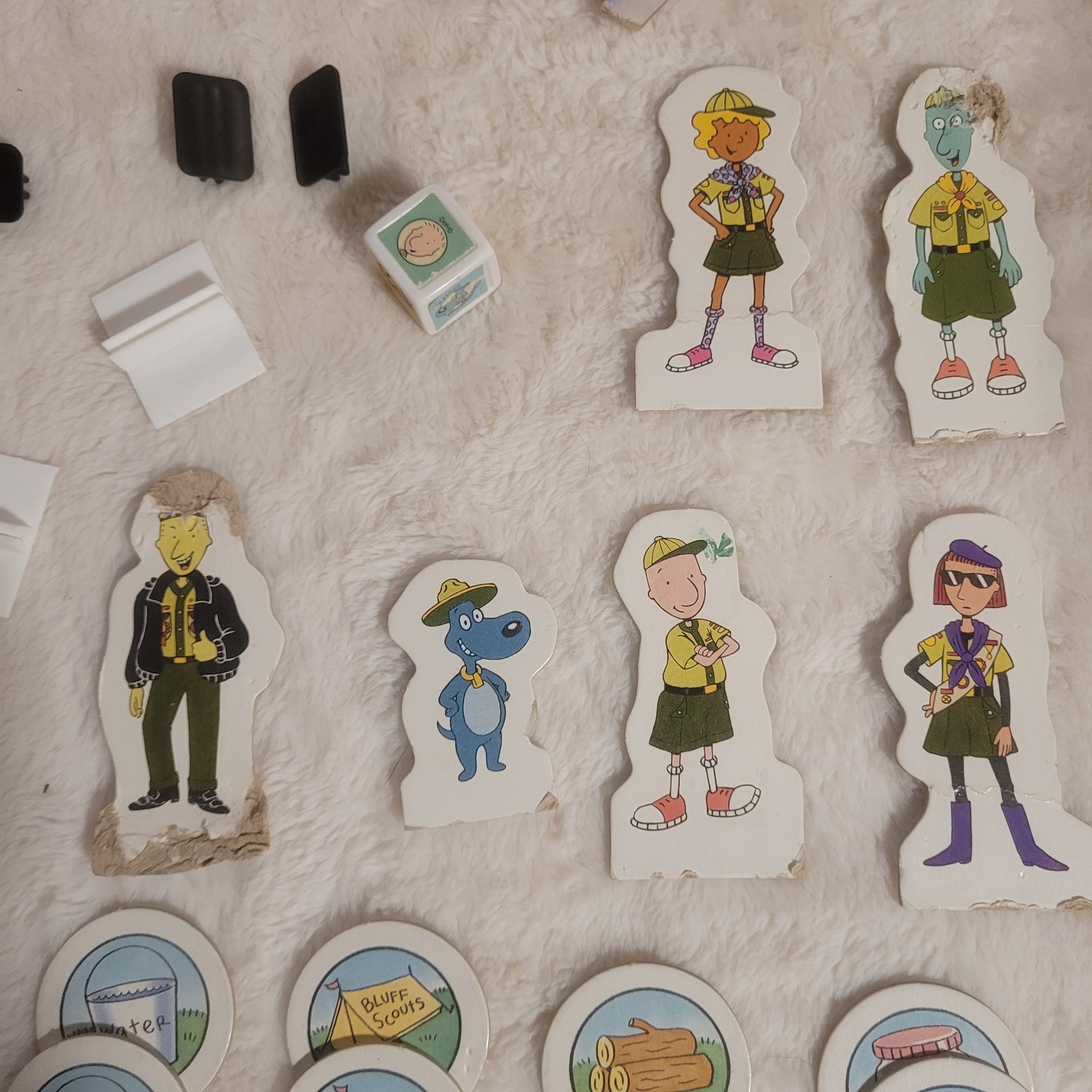 Doug – “The Bluffscouts’ Adventure” 3-D Boardgame by Parker Brothers For Parts
