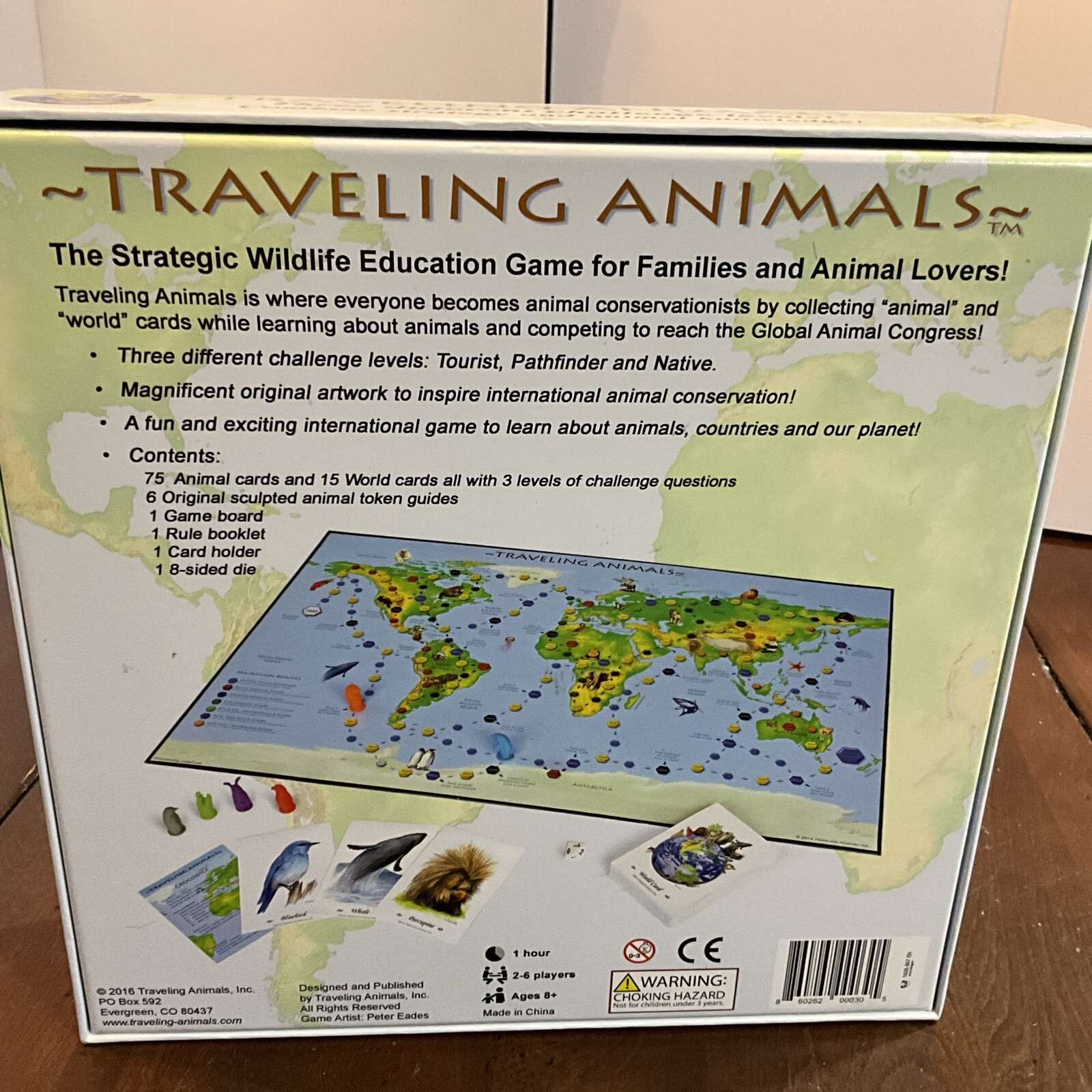 Traveling Animals Race To Save The Animals Board Game