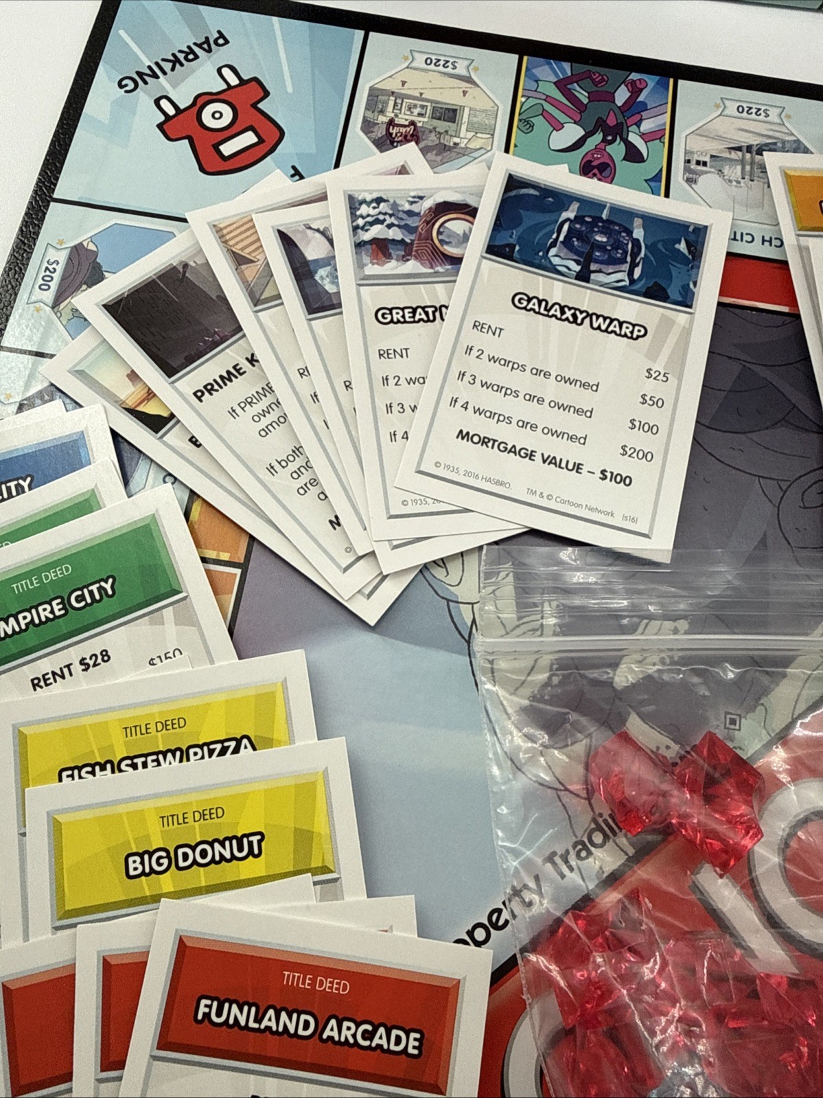 MONOPOLY STEVEN UNIVERSE EDITION USAopoly 2016 Cartoon Network 100% COMPLETE