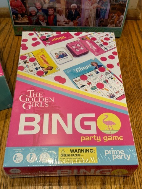 The Golden Girls Collectible Game TRIO, Bingo, Any Way You Slice It and Puzzle