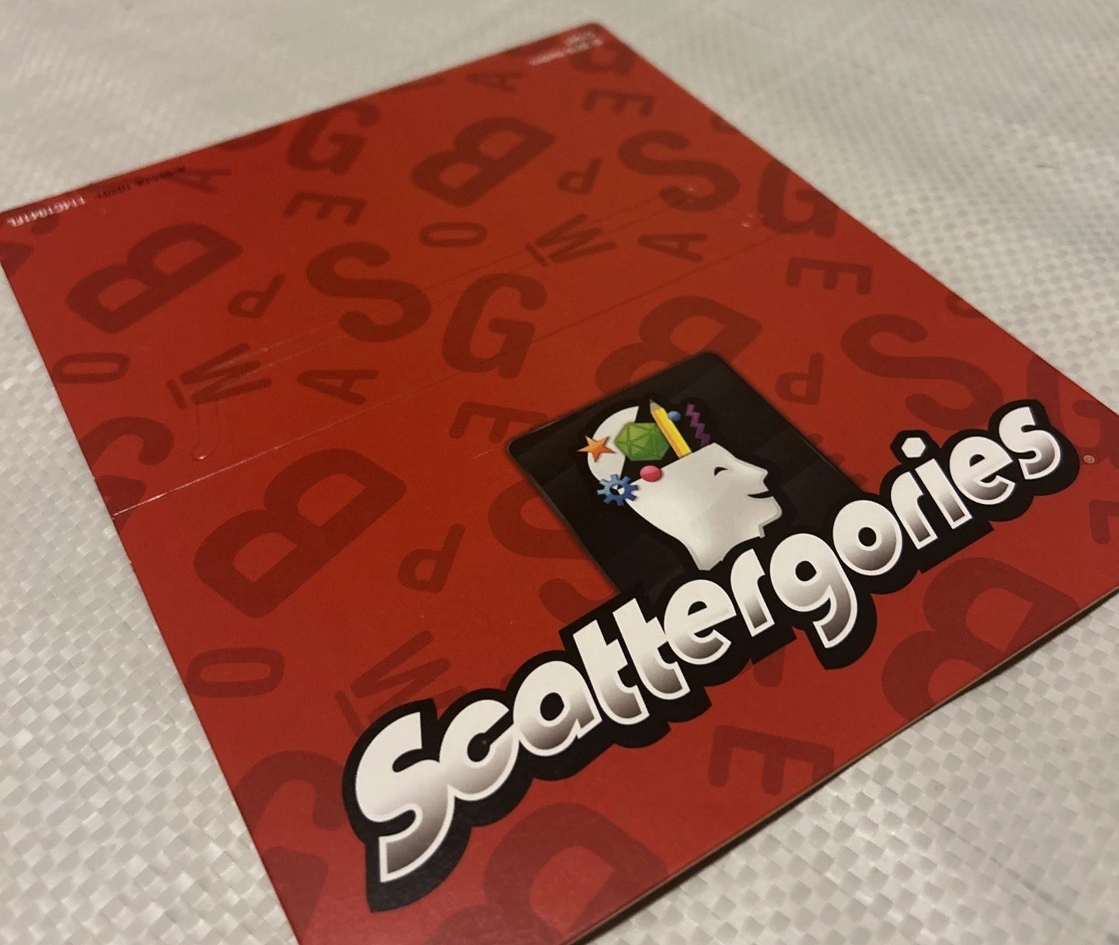 Scattergories 2016 Folder – 1 Plastic Player Folder Replacement (Single) NEW