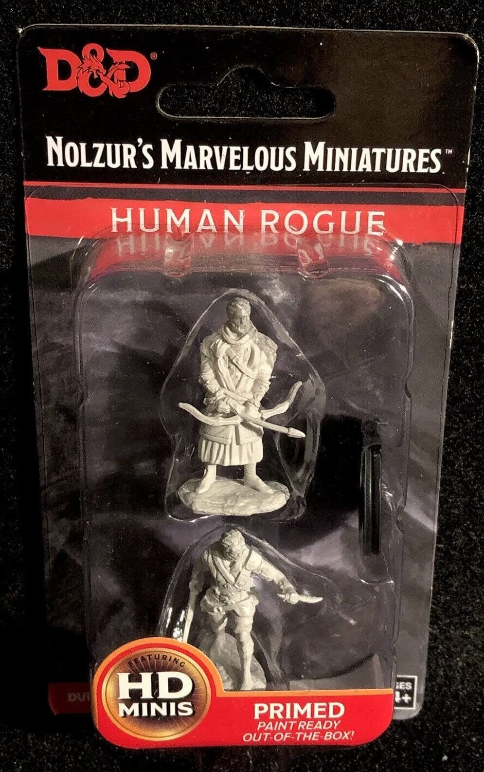 D&D Nolzur’s Marvelous Miniatures – Male Human Rogue 6 inches, Black