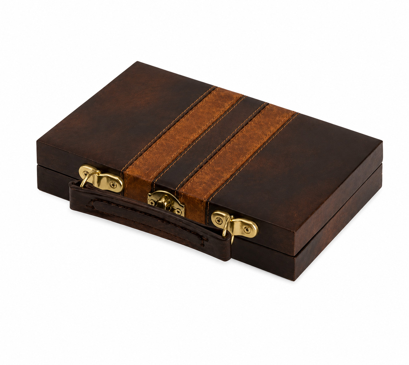 Dominoes Double 6 Six Standard Size Ivory Color & Carrying Case