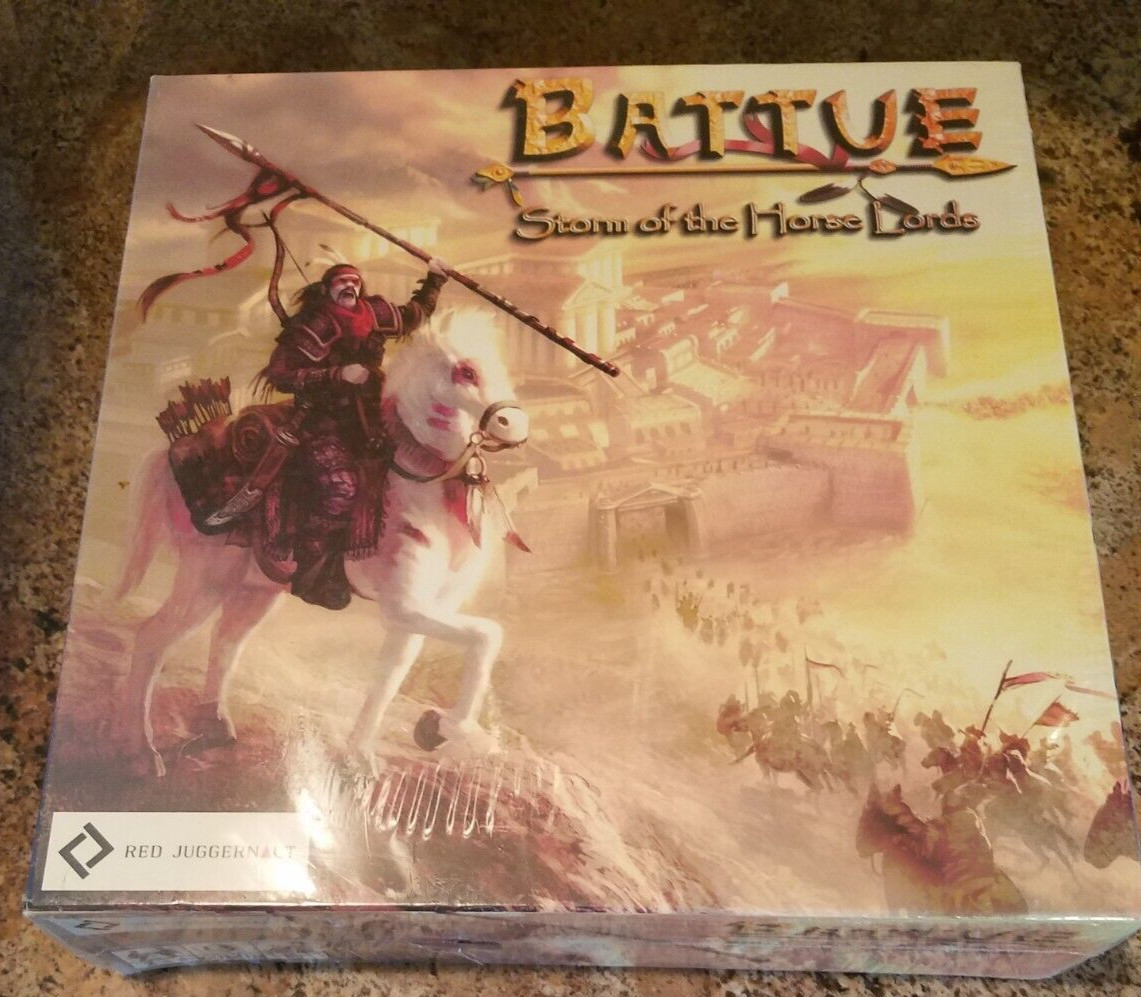 NEW SEALED – BATTUE – STORM OF THE HORSE LORDS – Red Juggernaut – Board Game