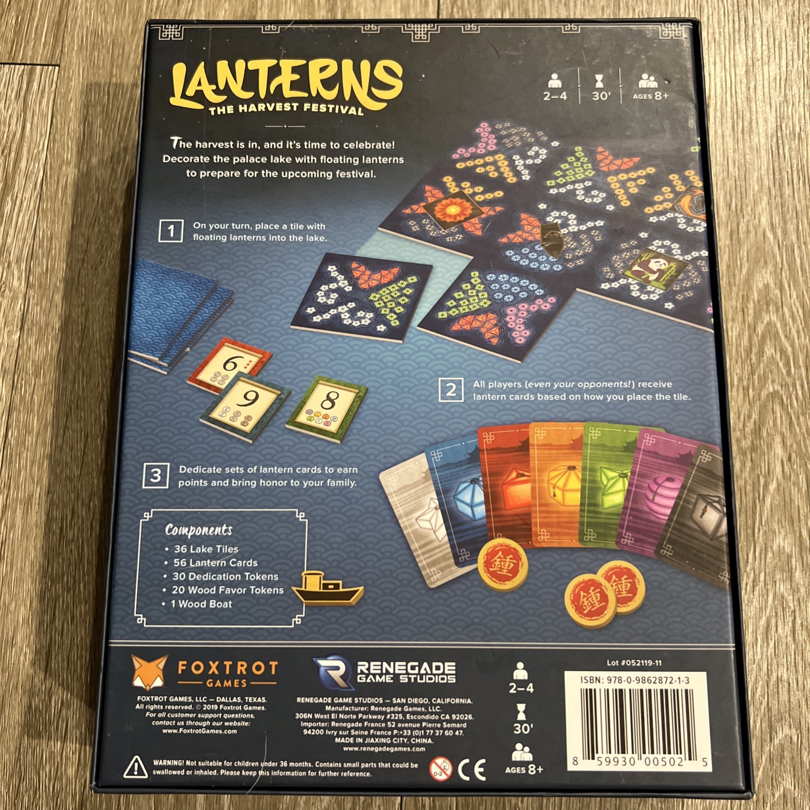 Lanterns The Harvest Festival Board Game + The Emperor’s Gifts Expansion