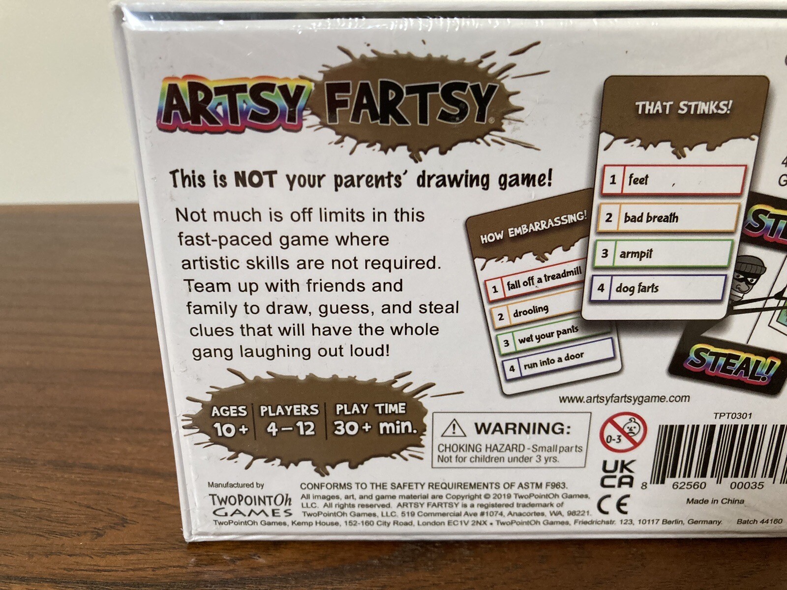 Artsy Fartsy – Not Your Parents’ Drawing Game by TwoPointOh Games NEW SEALED