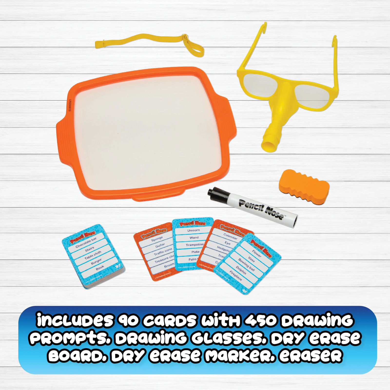 Pencil Nose Board Game for Family Night Fun Drawing Game for Kids 8 Years and up