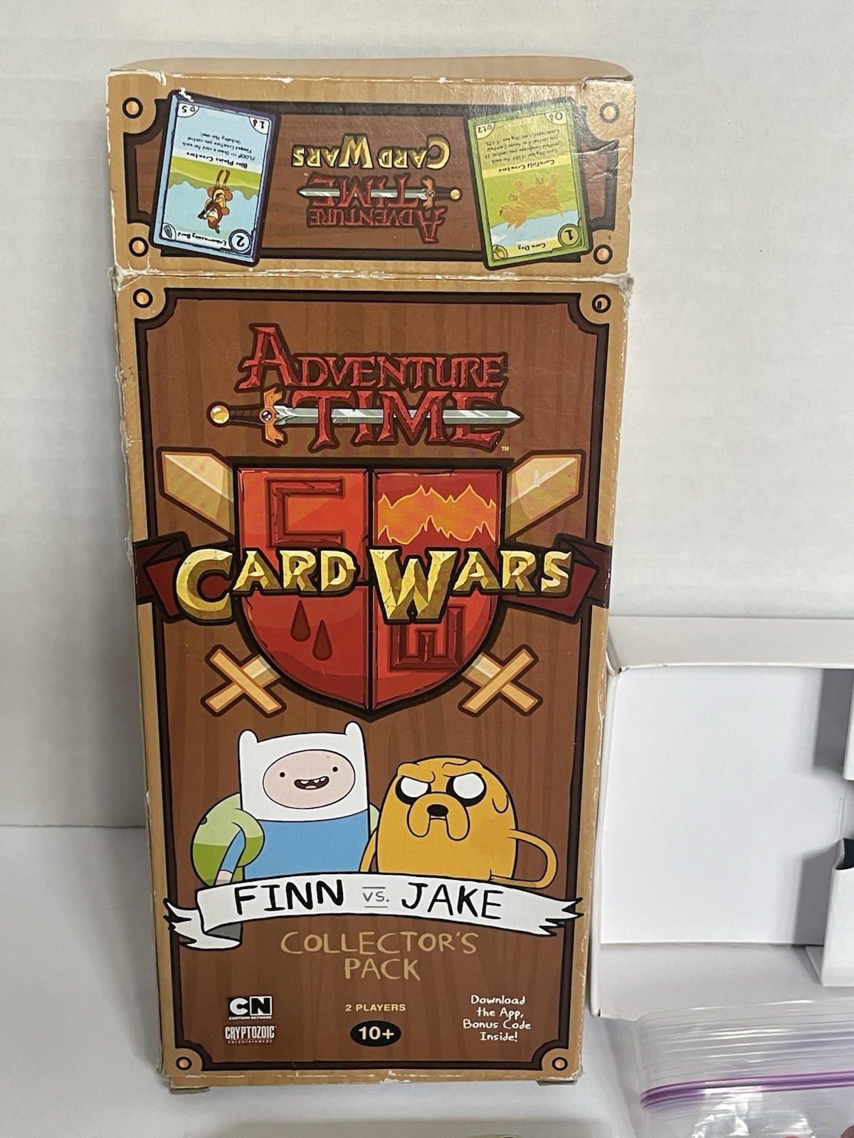 Cryptozoic Adventure Time Card Wars Finn vs. Jake Collectors Pack Complete