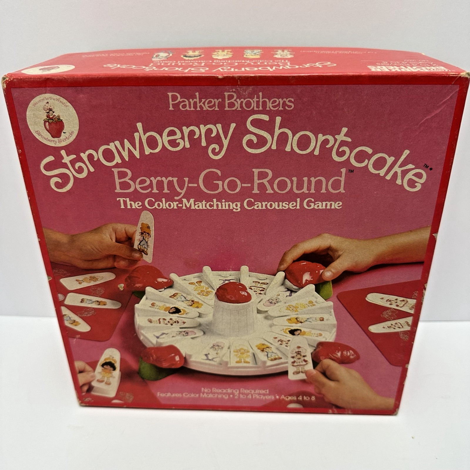 Strawberry Shortcake Berry Go Round VTG 1981 Board Game Parker Brothers