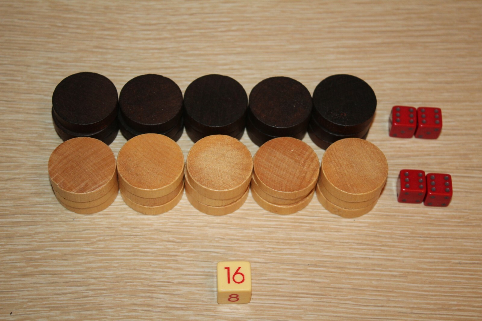 Vintage 1973 REISS Backgammon Game #751 Wood Chips Complete In Box