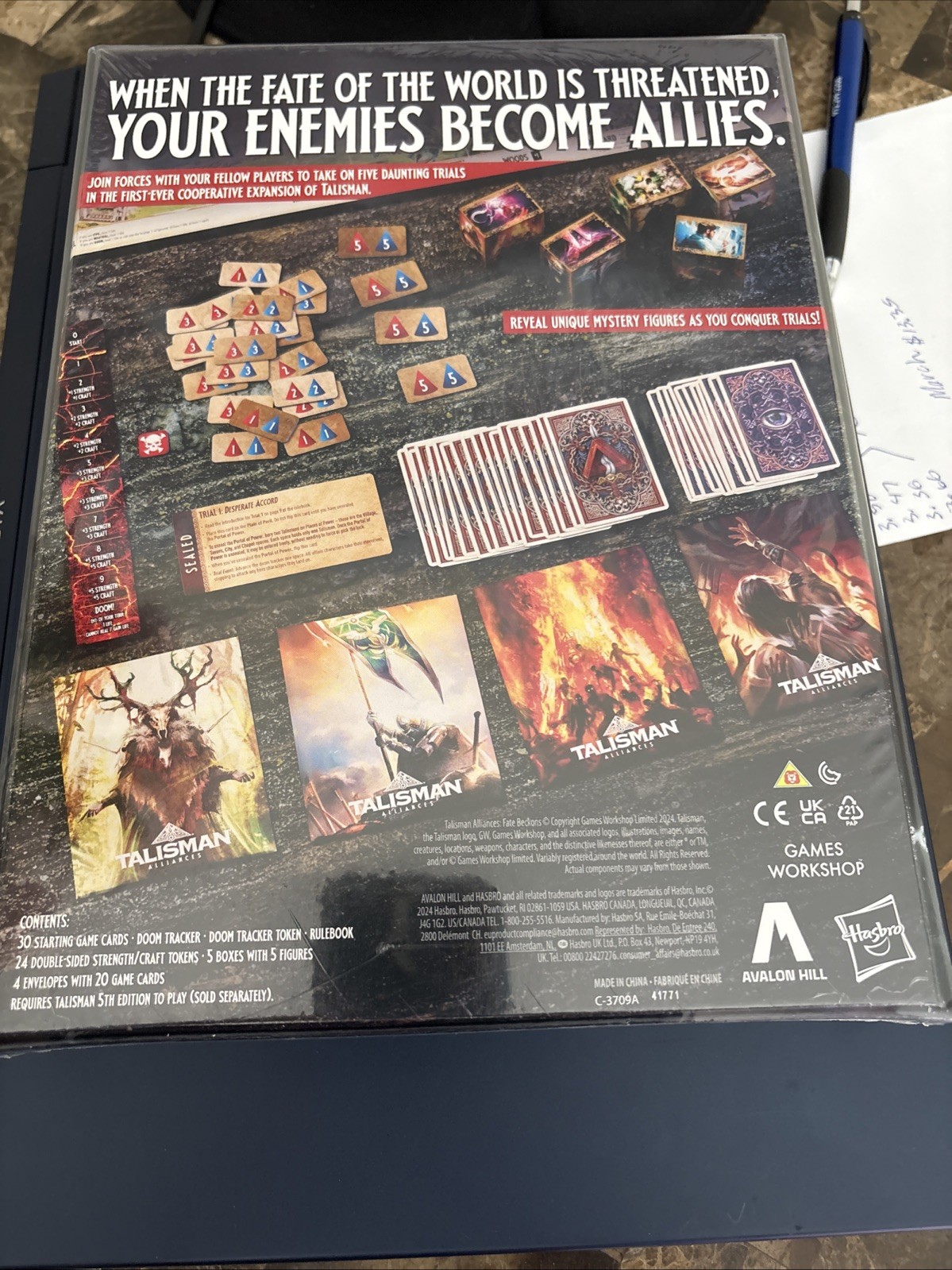 Talisman Alliances Fate Beckons Board Game Expansion