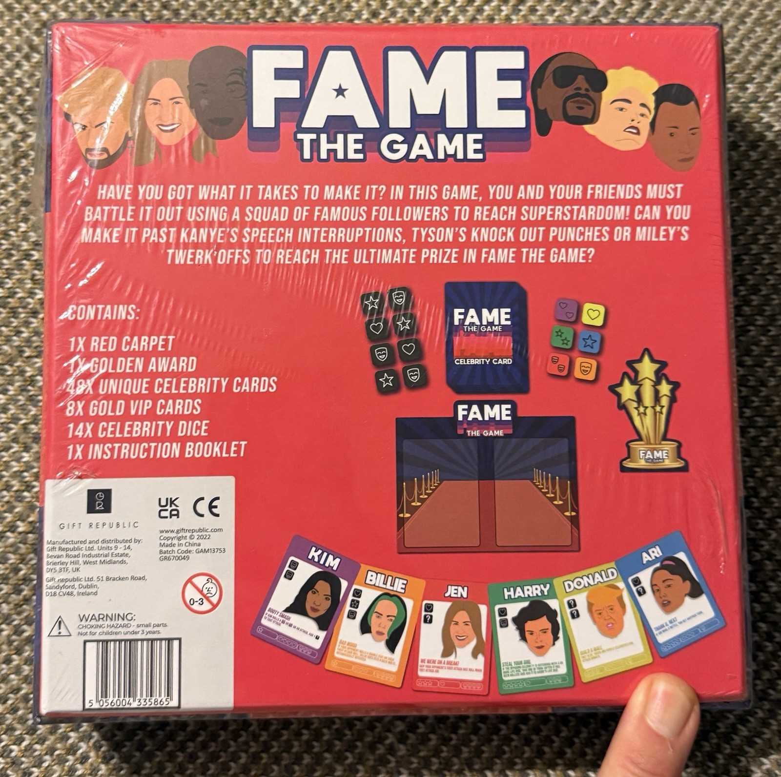 Fame the Game [Card Game] Have You Got What It Takes To Make It? * 5056004335865
